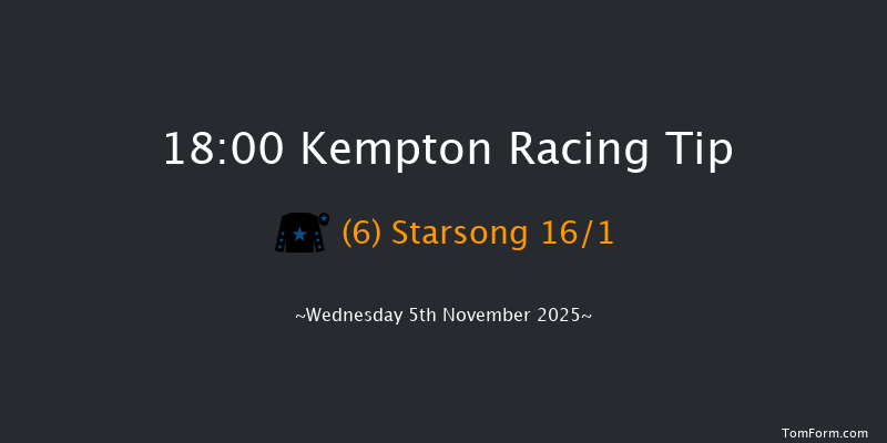 Kempton 18-00 (Class 6) 6f Mon 3rd Nov 2025