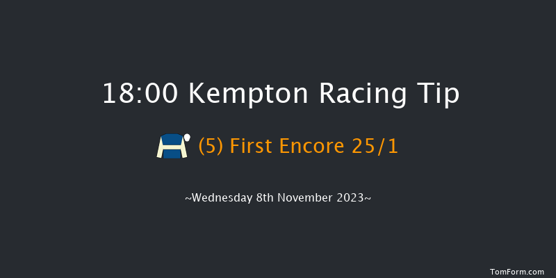 Kempton 18:00 Handicap (Class 4) 8f Mon 6th Nov 2023