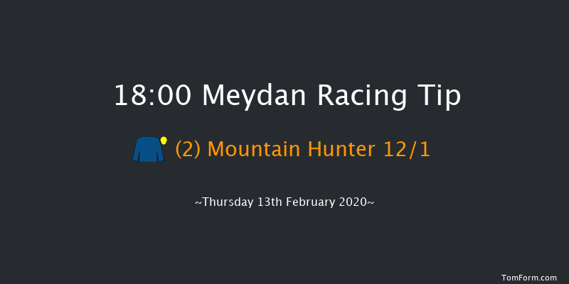 Friday Handicap - Turf Meydan 18:00 1m 4f 16 run Friday Handicap - Turf Thu 6th Feb 2020