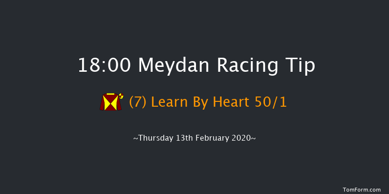 Friday Handicap - Turf Meydan 18:00 1m 4f 16 run Friday Handicap - Turf Thu 6th Feb 2020