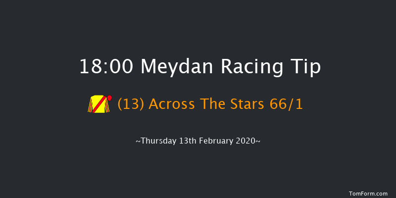 Friday Handicap - Turf Meydan 18:00 1m 4f 16 run Friday Handicap - Turf Thu 6th Feb 2020