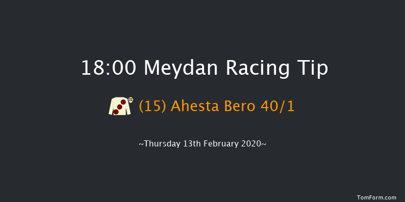 Friday Handicap - Turf Meydan 18:00 1m 4f 16 run Friday Handicap - Turf Thu 6th Feb 2020