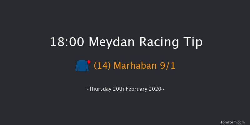 Jaguar F Pace (Division 2) Handicap - Turf Meydan 18:00 1m 15 run Jaguar F Pace (Division 2) Handicap - Turf Thu 13th Feb 2020