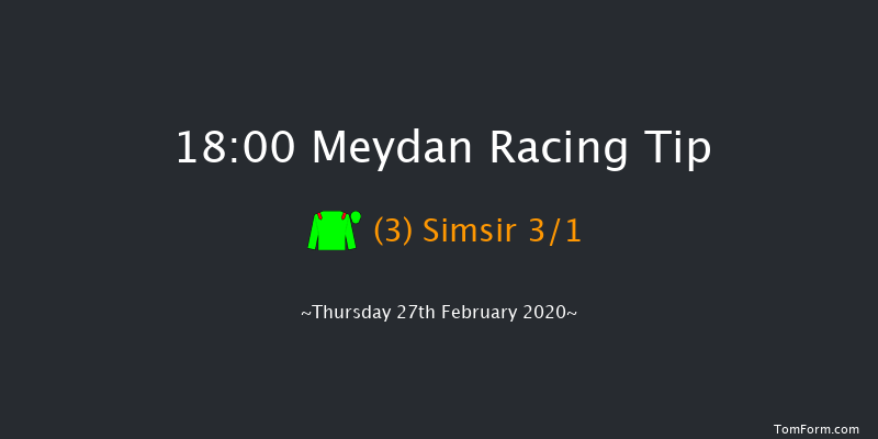 District One Residence (Div 2) - Handicap - Turf Meydan 18:00 1m 2f 10 run District One Residence (Div 2) - Handicap - Turf Thu 20th Feb 2020