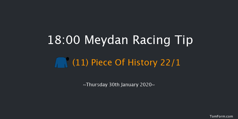 Meydan 18:00 1m 2f 15 run Jebel Ali Port Handicap - Turf Thu 23rd Jan 2020