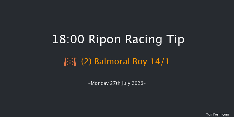 Ripon 18-00 (Class 6) 9f Sat 18th Jul 2026