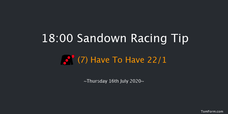 Sutton Maiden Auction Fillies' Stakes (Plus 10/GBB Race) Sandown 18:00 Maiden (Class 5) 7f Sun 5th Jul 2020