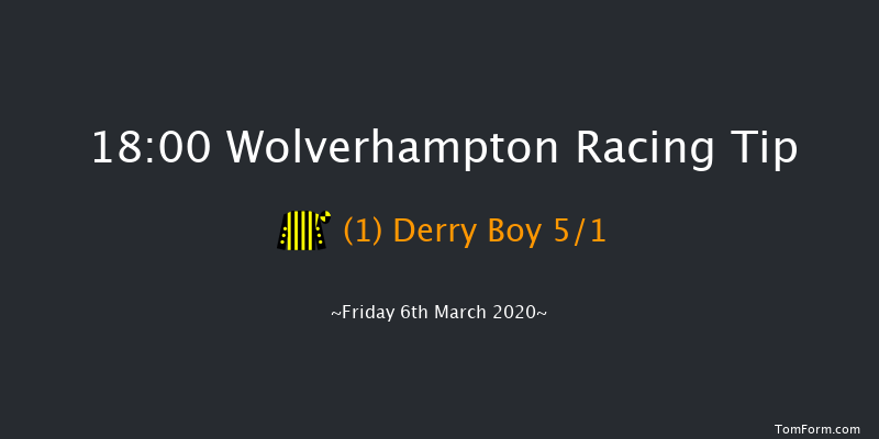 Bombardier British Hopped Amber Beer Handicap (Div 1) Wolverhampton 18:00 Handicap (Class 6) 7f Mon 2nd Mar 2020