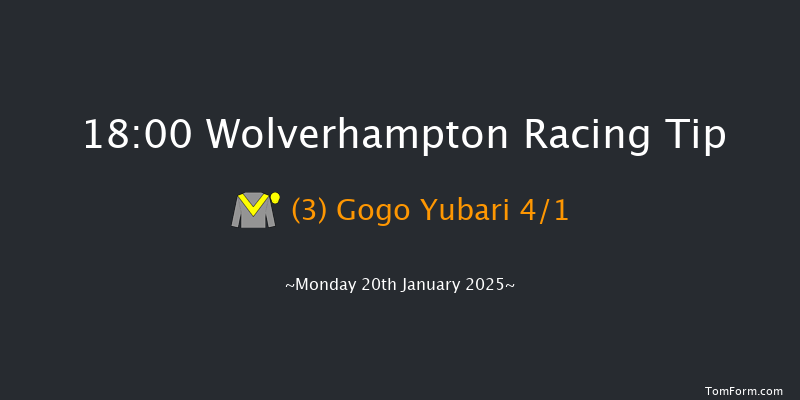 Wolverhampton  18:00 Handicap (Class 5) 6f Sat 18th Jan 2025