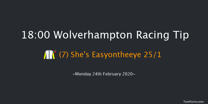 Ladbrokes Football Acca Boosty Handicap Wolverhampton 18:00 Handicap (Class 6) 5f Sun 23rd Feb 2020