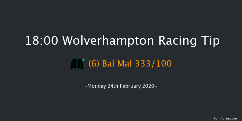 Ladbrokes Football Acca Boosty Handicap Wolverhampton 18:00 Handicap (Class 6) 5f Sun 23rd Feb 2020