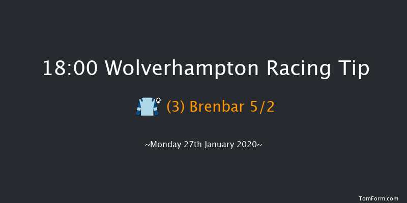 Wolverhampton 18:00 Stakes (Class 5) 7f Fri 24th Jan 2020