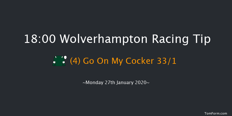 Wolverhampton 18:00 Stakes (Class 5) 7f Fri 24th Jan 2020