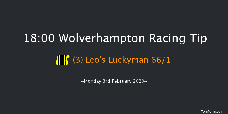 Wolverhampton 18:00 Seller (Class 6) 7f Mon 27th Jan 2020