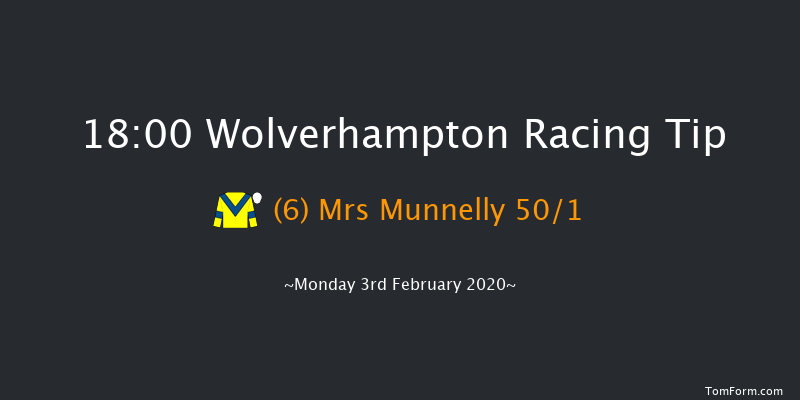 Wolverhampton 18:00 Seller (Class 6) 7f Mon 27th Jan 2020