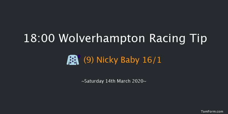 Heed Your Hunch At Betway Handicap (Div 2) Wolverhampton 18:00 Handicap (Class 6) 10f Mon 9th Mar 2020