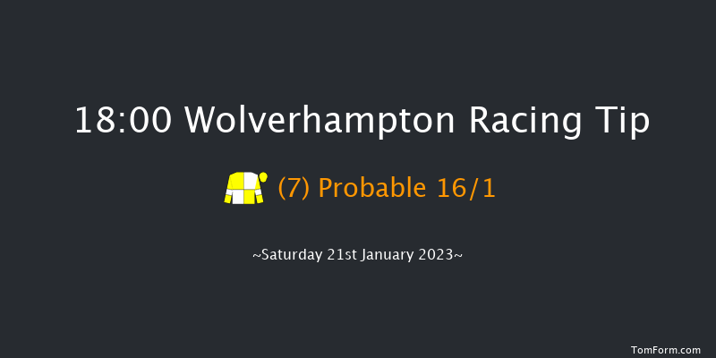 Wolverhampton 18:00 Handicap (Class 6) 7f Thu 19th Jan 2023