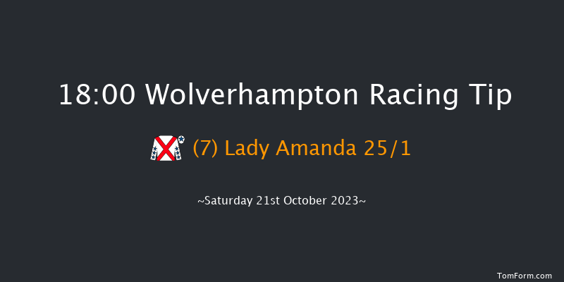Wolverhampton 18:00 Handicap (Class 6) 6f Mon 9th Oct 2023