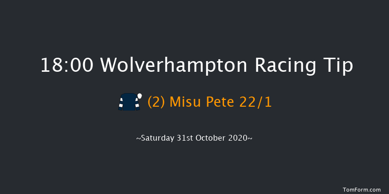 Bombardier 'March To Your Own Drum' Handicap (Div 1) Wolverhampton 18:00 Handicap (Class 6) 9f Thu 22nd Oct 2020