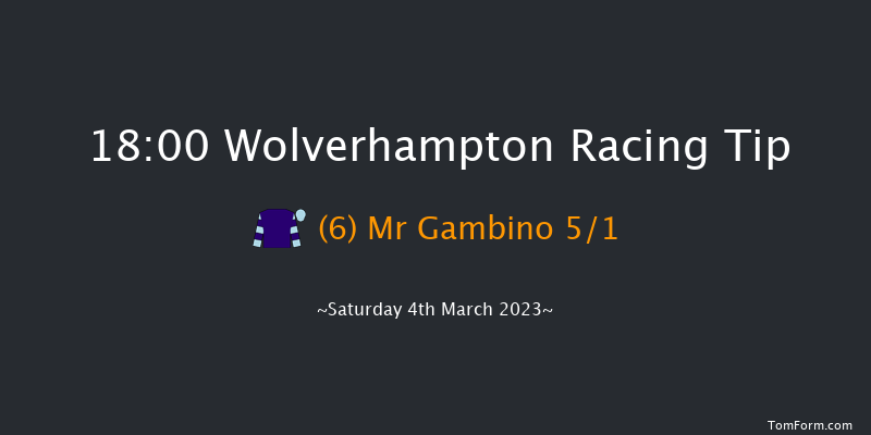 Wolverhampton 18:00 Stakes (Class 6) 9f Mon 27th Feb 2023