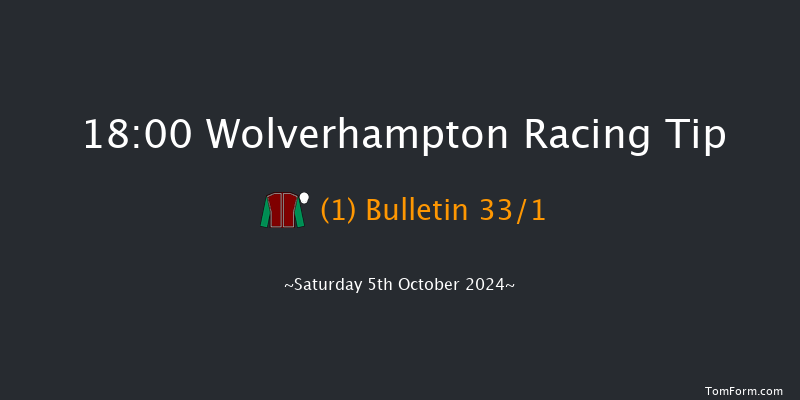 Wolverhampton  18:00 Maiden (Class 5) 7f Mon 30th Sep 2024