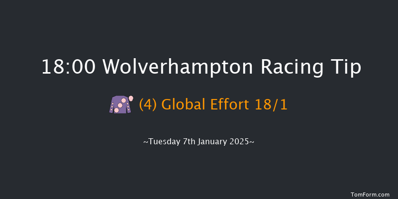 Wolverhampton  18:00 Stakes (Class 6) 6f Mon 6th Jan 2025