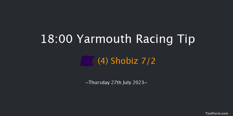 Yarmouth 18:00 Handicap (Class 4) 6f Wed 19th Jul 2023