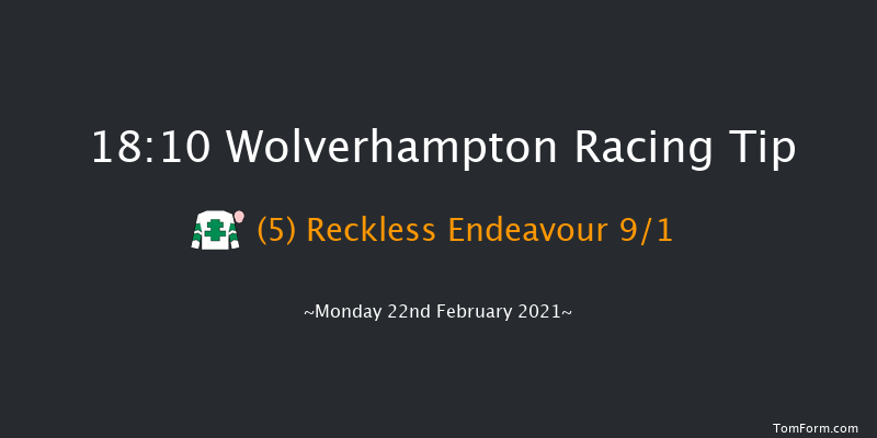 Bombardier British-Hopped Amber Beer Classified Claiming Stakes Wolverhampton 18:10 Claimer (Class 5) 7f Wed 17th Feb 2021
