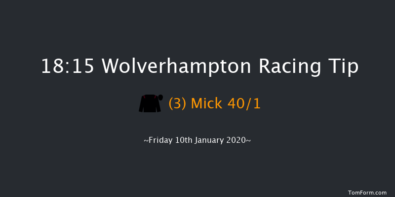 Wolverhampton 18:15 Stakes (Class 5) 12f Mon 6th Jan 2020