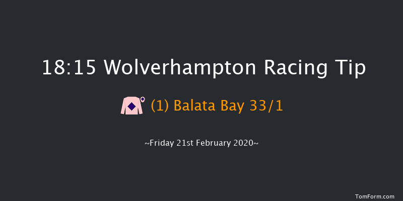 Betway Classified Selling Stakes Wolverhampton 18:15 Seller (Class 5) 6f Mon 10th Feb 2020