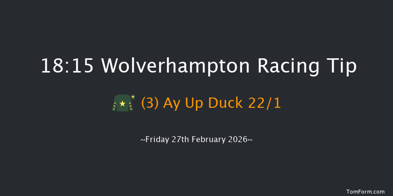 Wolverhampton 18-15 (Class 4) 7f Mon 23rd Feb 2026