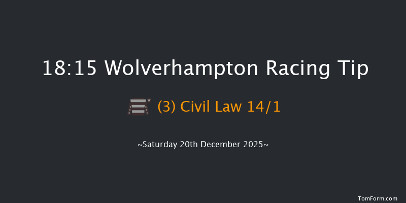 Wolverhampton 18-15 (Class 5) 12f Mon 15th Dec 2025