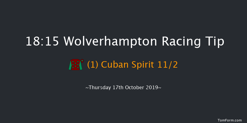 Wolverhampton 18:15 Stakes (Class 6) 7f Mon 14th Oct 2019