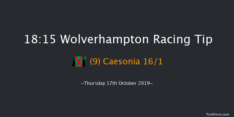 Wolverhampton 18:15 Stakes (Class 6) 7f Mon 14th Oct 2019