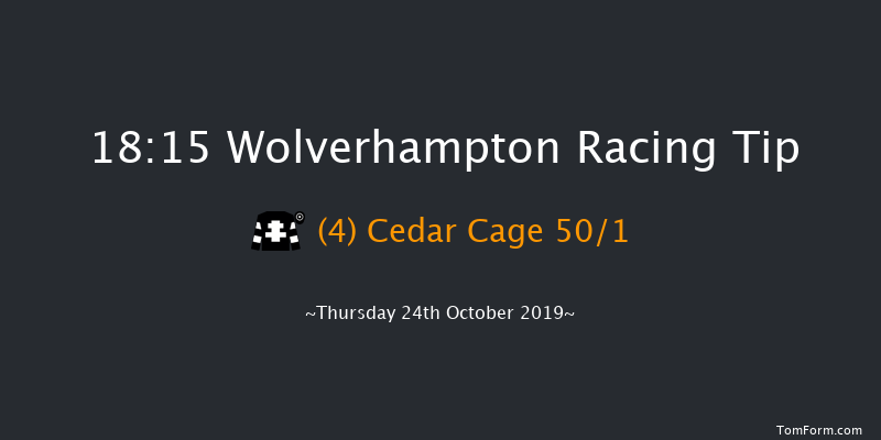 Wolverhampton 18:15 Stakes (Class 5) 7f Wed 23rd Oct 2019