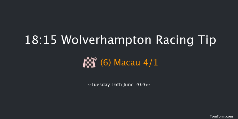 Wolverhampton 18-15 (Class 4) 6f Tue 2nd Jun 2026