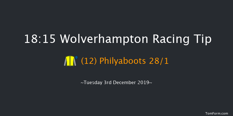 Wolverhampton 18:15 Stakes (Class 6) 6f Mon 2nd Dec 2019