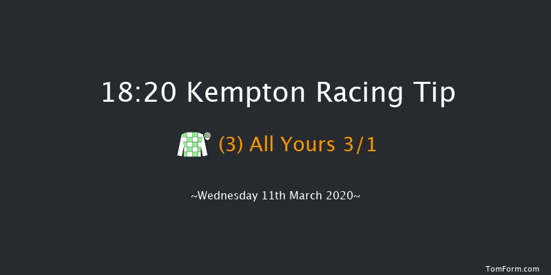 32Red Handicap Kempton 18:20 Handicap (Class 3) 16f Mon 9th Mar 2020