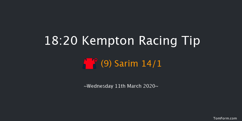 32Red Handicap Kempton 18:20 Handicap (Class 3) 16f Mon 9th Mar 2020