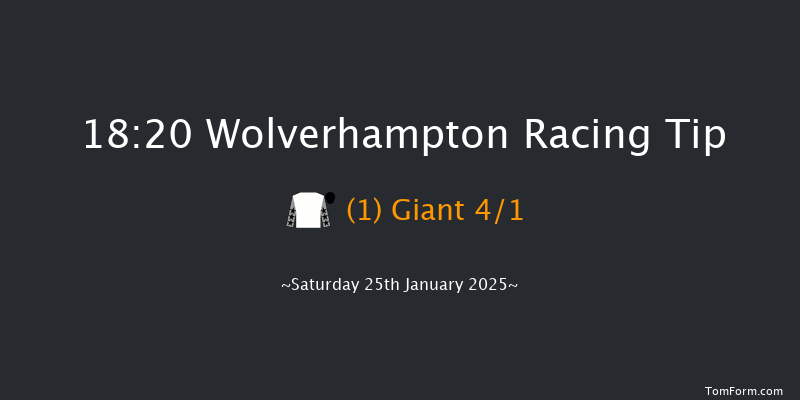 Wolverhampton  18:20 Handicap (Class 4) 7f Mon 20th Jan 2025