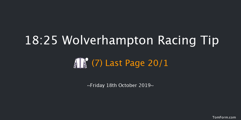 Wolverhampton 18:25 Handicap (Class 3) 6f Thu 17th Oct 2019