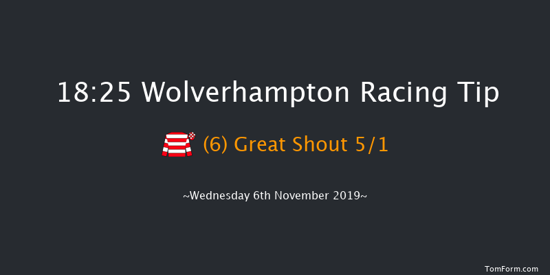 Wolverhampton 18:25 Handicap (Class 5) 6f Wed 30th Oct 2019