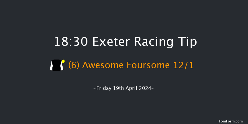 Exeter  18:30 Handicap Hurdle (Class 5) 23f Sun 7th Apr 2024
