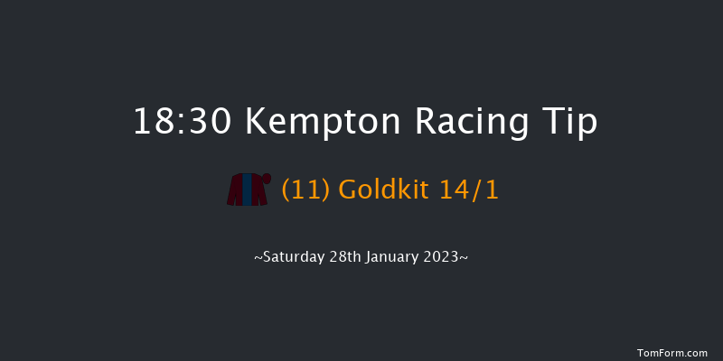 Kempton 18:30 Maiden (Class 5) 8f Wed 25th Jan 2023