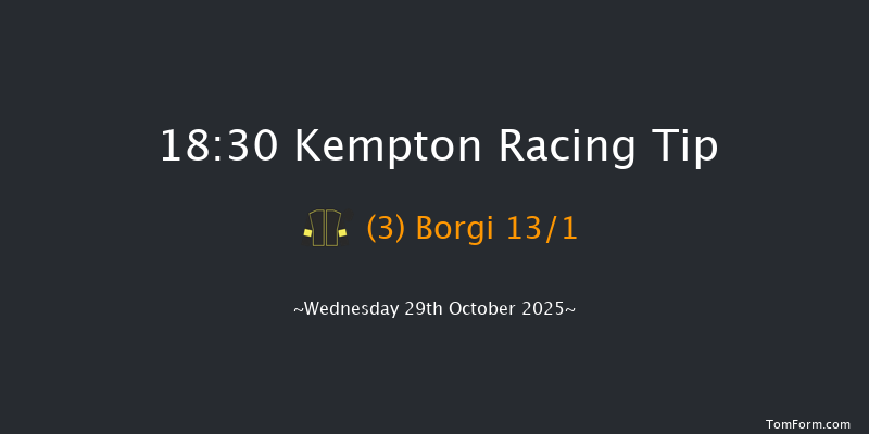 Kempton 18-30 (Class 4) 8f Wed 22nd Oct 2025