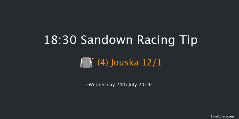 Sandown 18:30 Maiden (Class 4) 5f Sat 6th Jul 2019