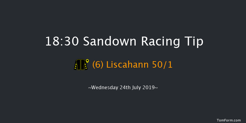 Sandown 18:30 Maiden (Class 4) 5f Sat 6th Jul 2019