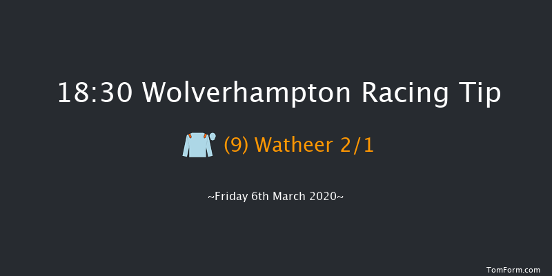 Bombardier British Hopped Amber Beer Handicap (Div 2) Wolverhampton 18:30 Handicap (Class 6) 7f Mon 2nd Mar 2020