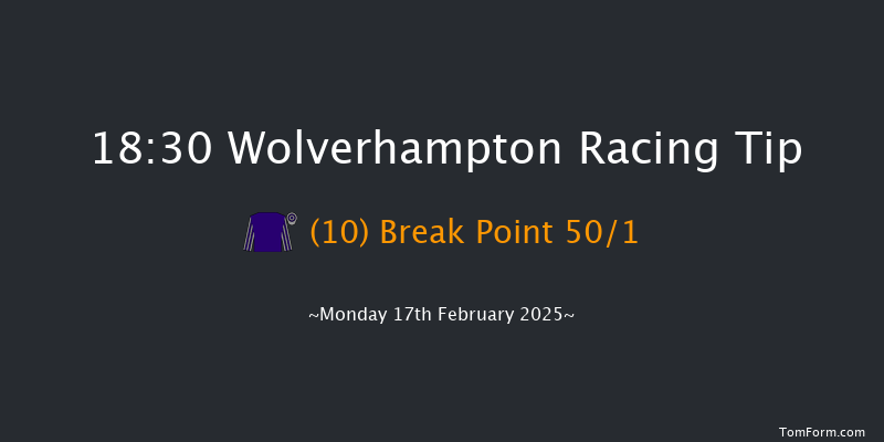 Wolverhampton  18:30 Handicap (Class 6) 9.5f Tue 11th Feb 2025