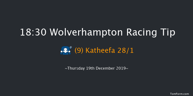 Wolverhampton 18:30 Handicap (Class 4) 6f Mon 16th Dec 2019